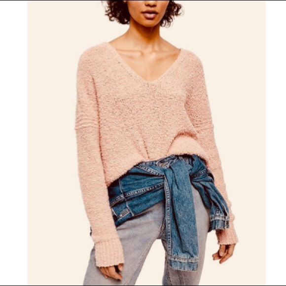Free People Sweaters - FREE PEOPLE Finders Keepers Sweater NWT S Peach